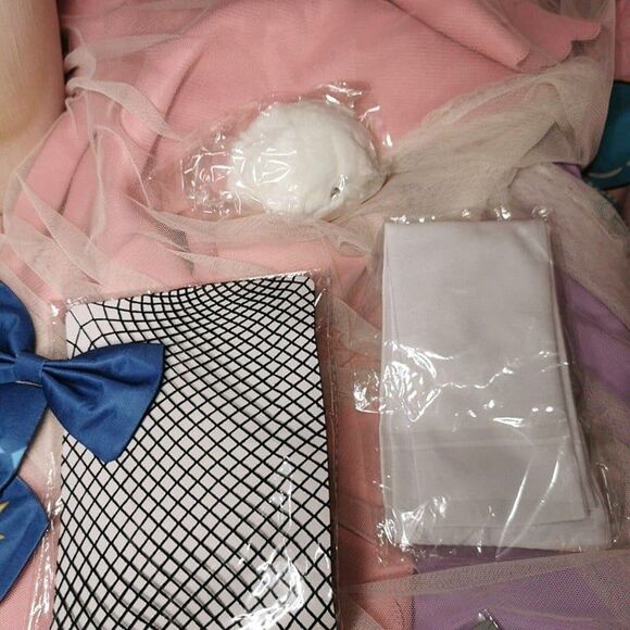 Genshin Impact Eula Cosplay Medium Halloween Costume Playboy Bunny Party Anime - Picture 8 of 11